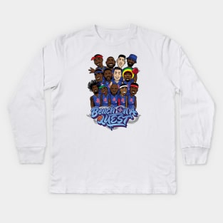 Bench On A Quest - NBA Player Gang Kids Long Sleeve T-Shirt